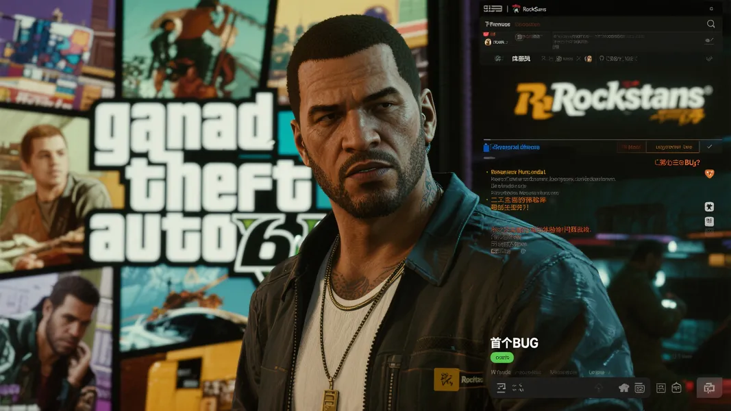 GTA6未上线却被曝现BUG？新截图引发热议