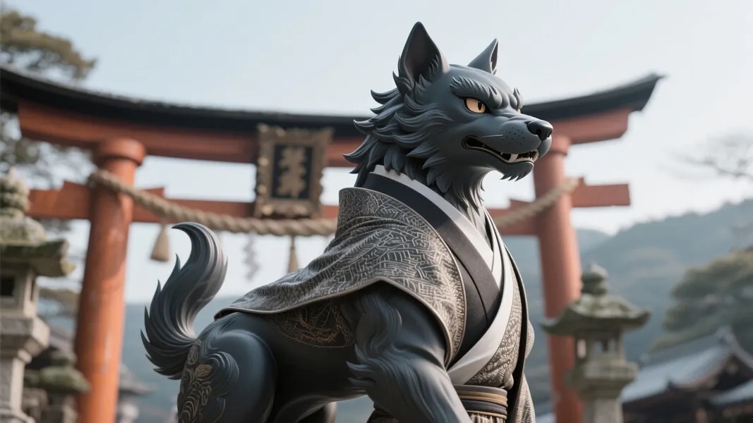 《现人拟神系列》狛犬-律-手办 预计2026年3月上市