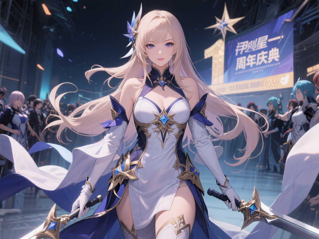 官方力推！《剑星》周年庆分享海量“伊芙”COS精美照片